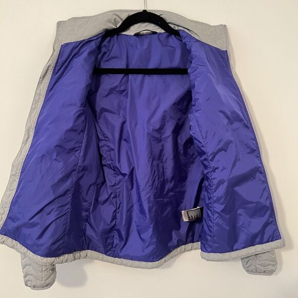 The North Face Women’s Gray & Purple Puffer Jacket Coat Lightweight EUC - Medium - Picture 3 of 7